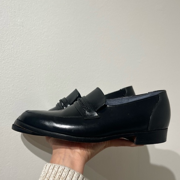Vintage Hill and Archer Black Leather Loafers Size 6.5 - Picture 2 of 6
